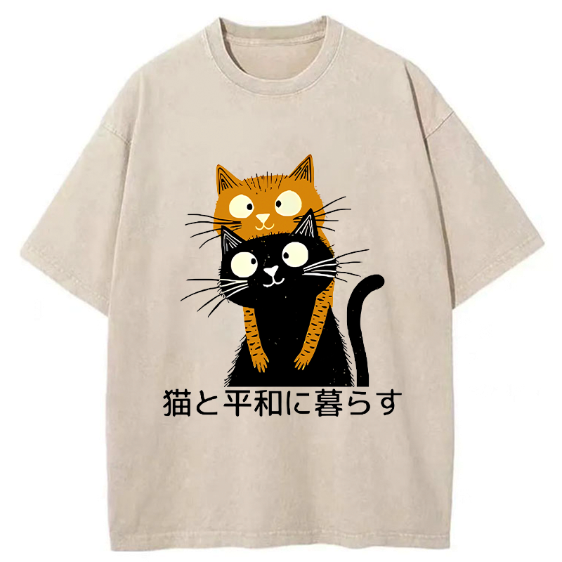 Vintage Japanese Streetwear Casual Summer Top