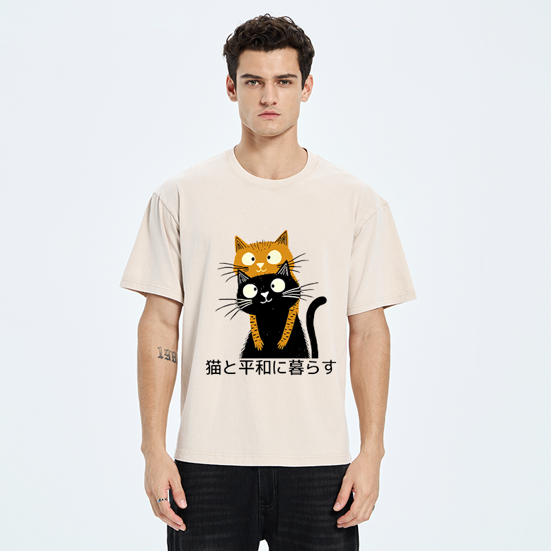 Vintage Japanese Streetwear Casual Summer Top