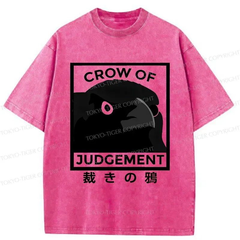 Kyoto-Lion Raven Of Judgement Washed T-Shirt