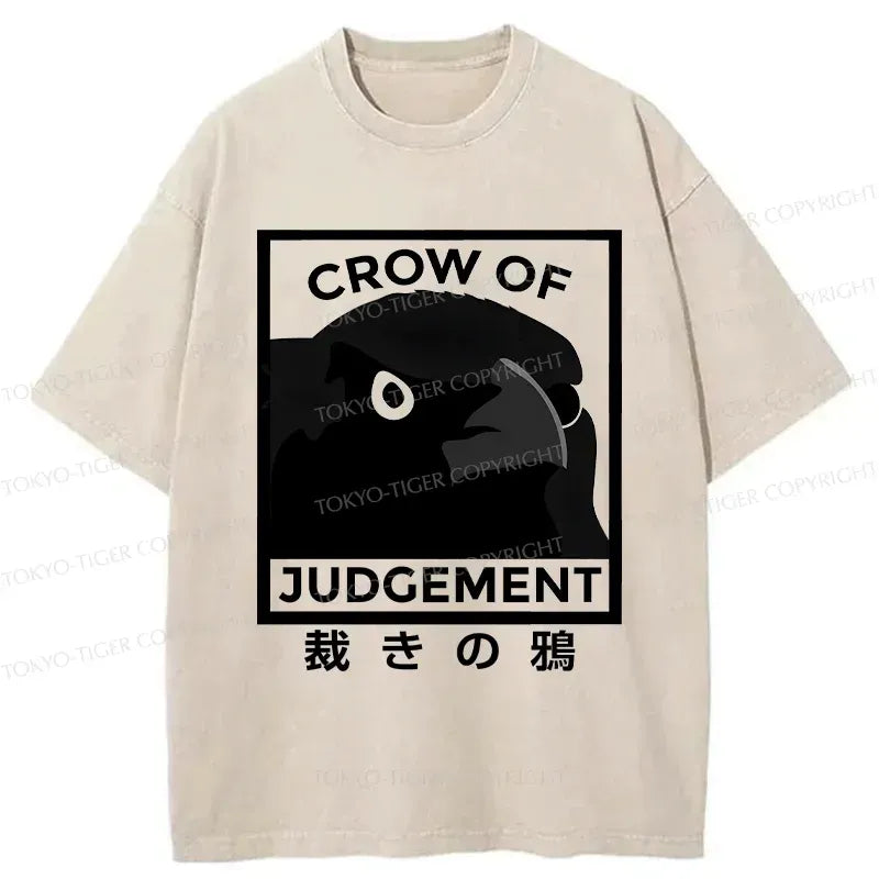 Kyoto-Lion Raven Of Judgement Washed T-Shirt