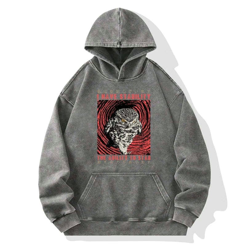 Japanese owl hoodie for daily wear