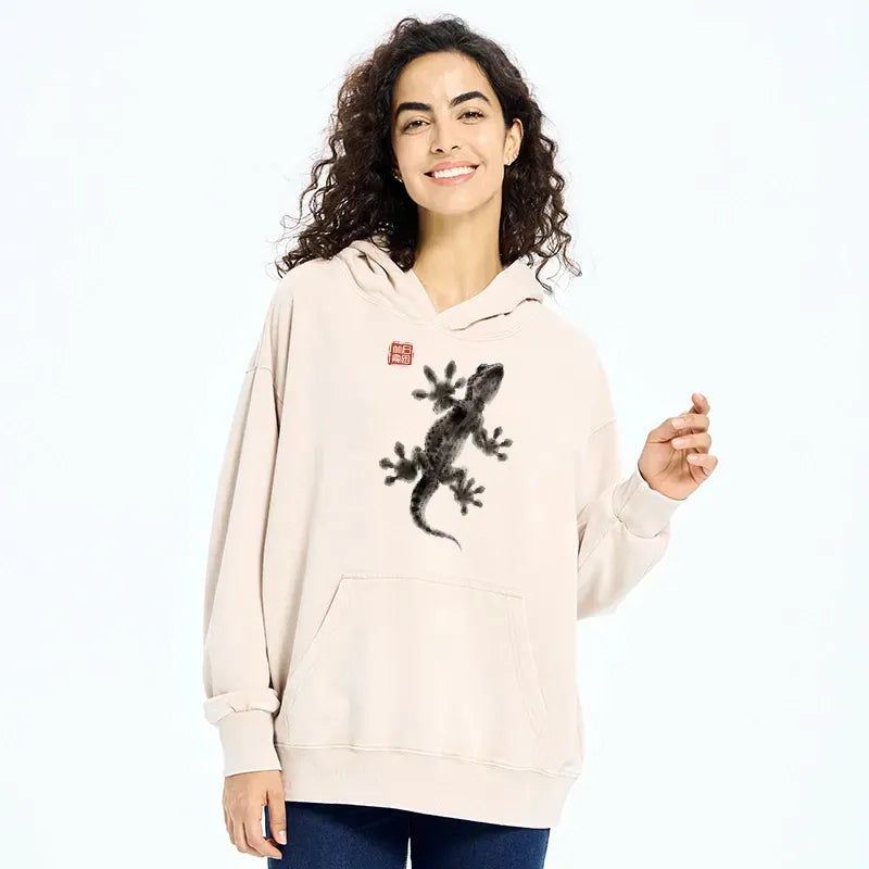 Minimal gecko hoodie free shipping