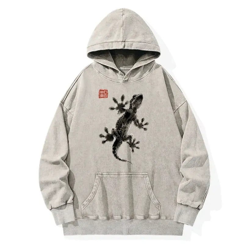 Minimal gecko hoodie free shipping