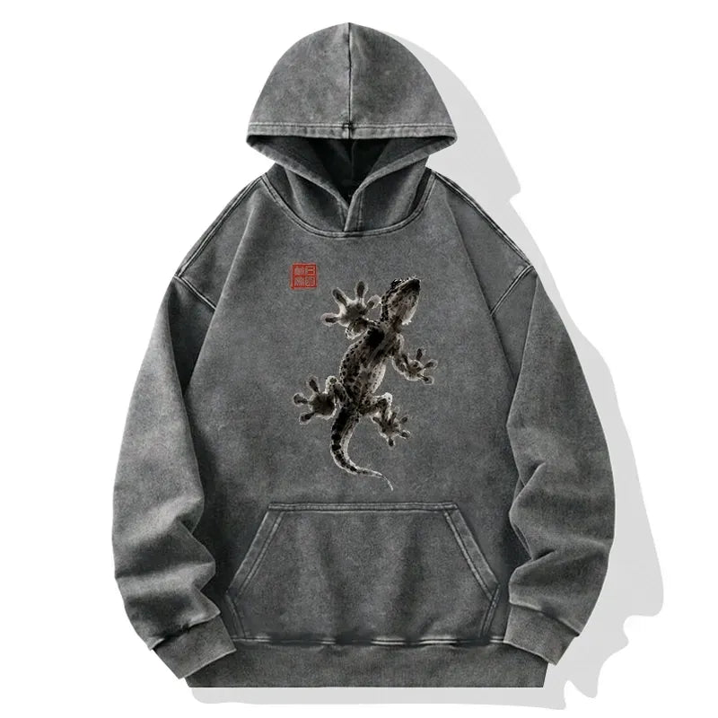 Minimal gecko hoodie free shipping