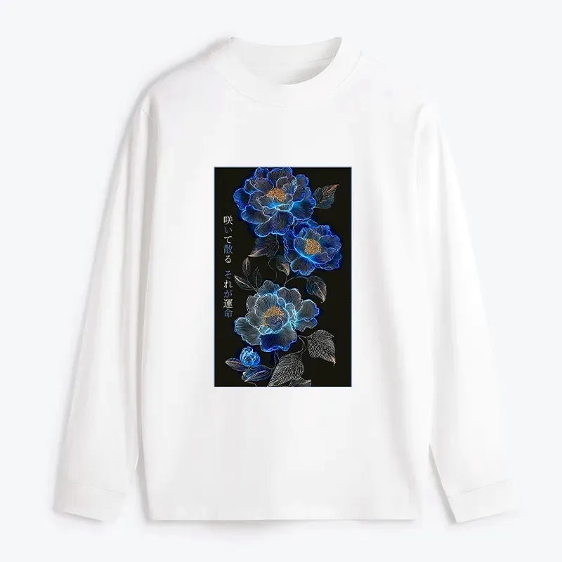 Kyoto-Lion The Sea Of Flowers In The Darkness Classic Long Sleeve T-Shirt