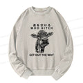 Japanese Funny Cow Washed Sweatshirt