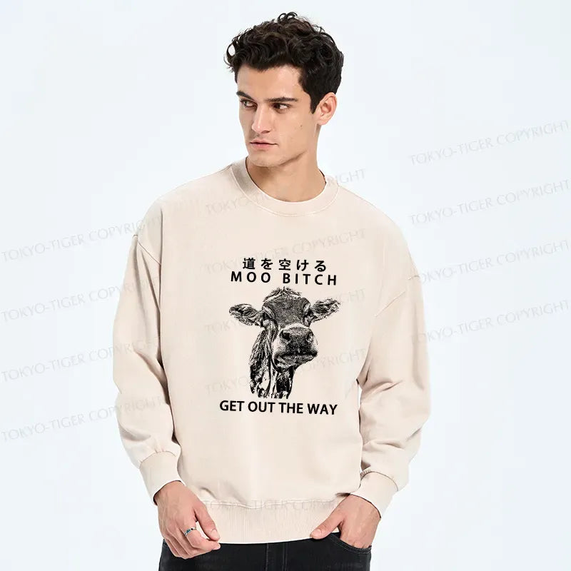 Funny Cow Sweatshirt Perfect for Gift Idea