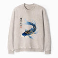 Comfortable Japanese Koi Fish Sweatshirt