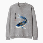 Comfortable Japanese Koi Fish Sweatshirt