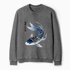 Japanese Koi Fish Watercolor Sweatshirt