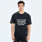 Washed Unisex T-Shirt for Dog Lovers