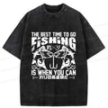 Washed unisex t-shirt for summer vacation