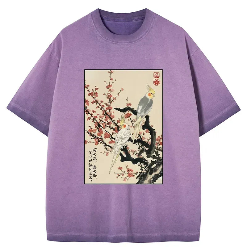 vintage kyoto lion unisex tee