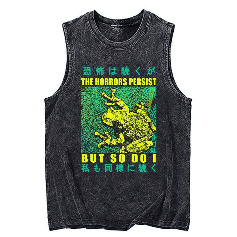 japanese vintage washed tank top