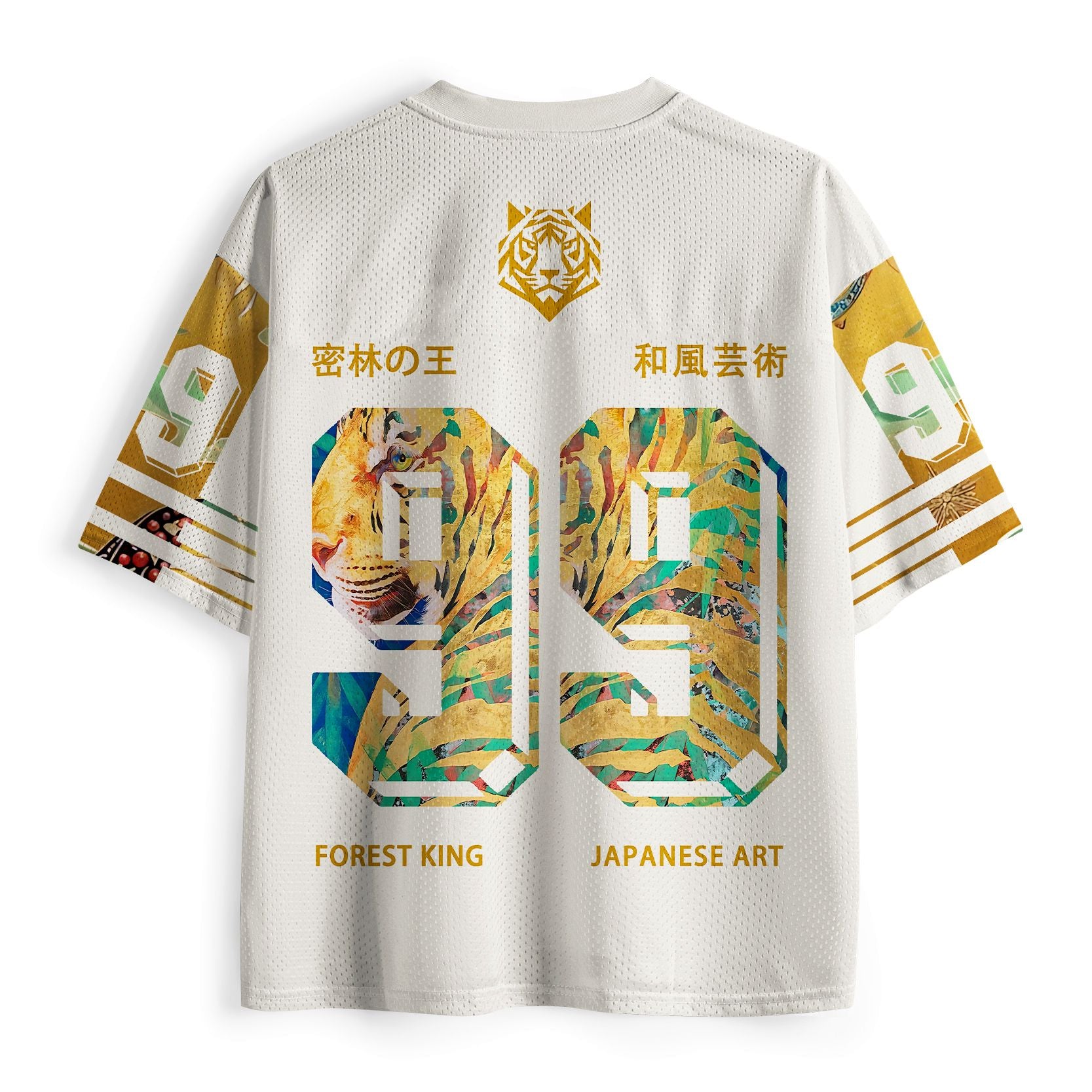 Kyoto-Lion King Of The Forest Tiger Mesh Jersey
