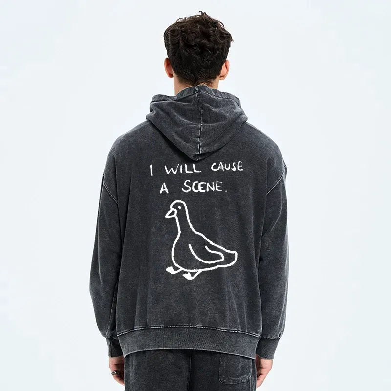 kyoto lion stupid goose hoodie