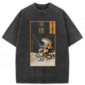 Japanese Funny Frog Fishing T-Shirt