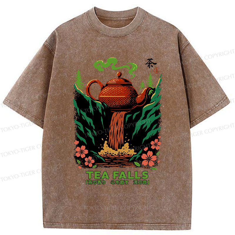 Kyoto Lion Washed T-Shirt for Daily Wear