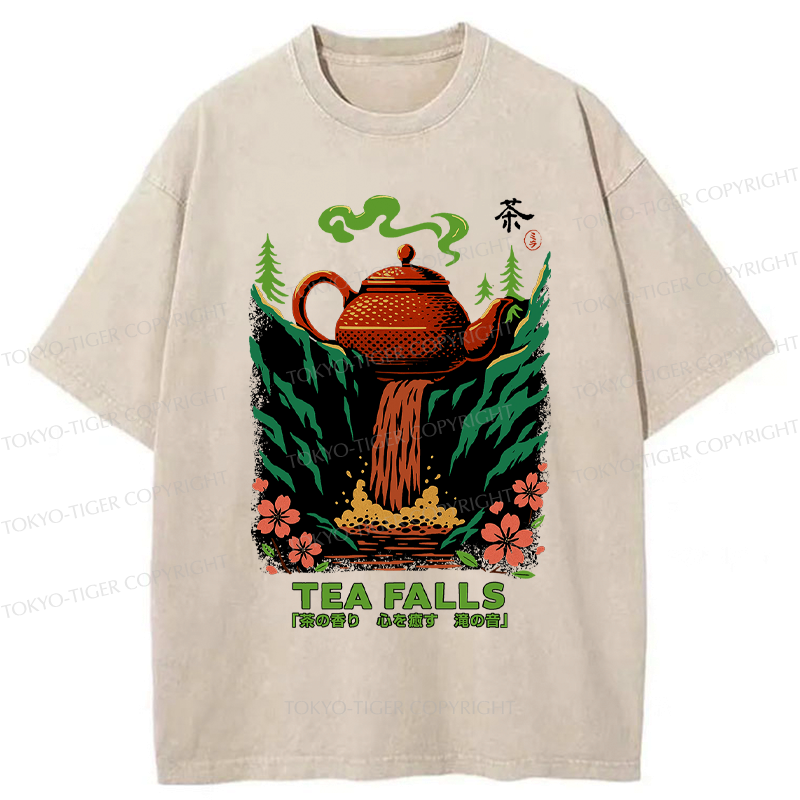 Kyoto Lion Washed T-Shirt for Daily Wear