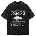 Japanese Vintage Washed T-Shirt for Daily Wear