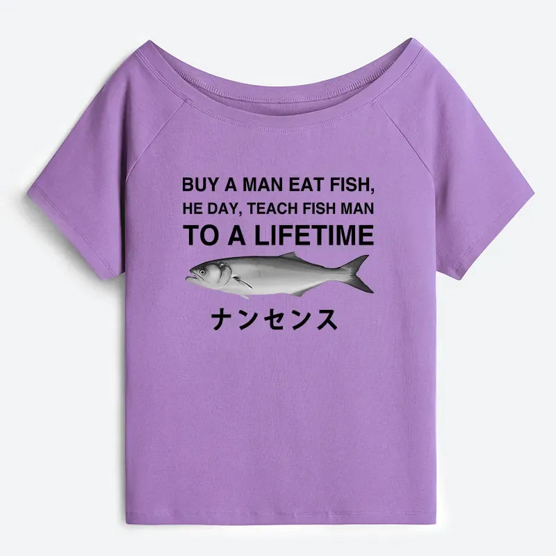 Best Seller Japanese Culture Off Shoulder Top