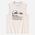 retro Kyoto lion skeleton tank free shipping