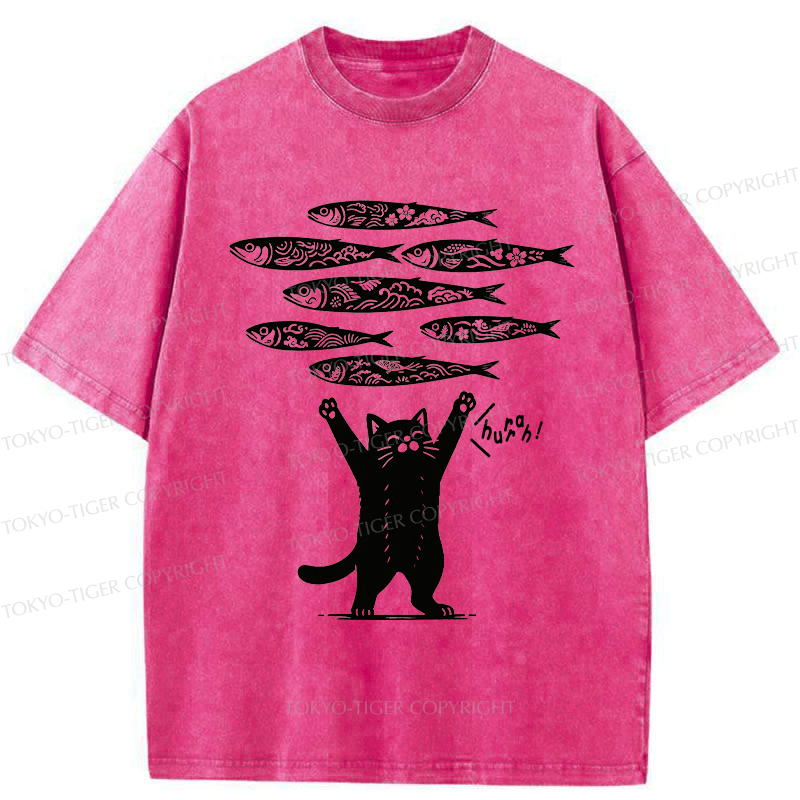 Vintage Japanese Lucky Cat Tee for Streetwear