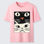 Japanese classic black cat t-shirt