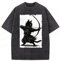 Retro Japanese Cat Archery T-Shirt
