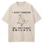 Japanese Vintage Unisex Cotton T-Shirt for Summer