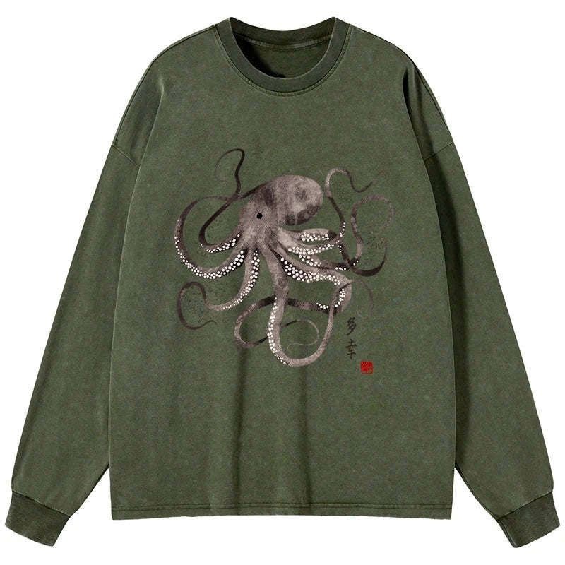 trendy kyoto lion unisex long sleeve t shirt