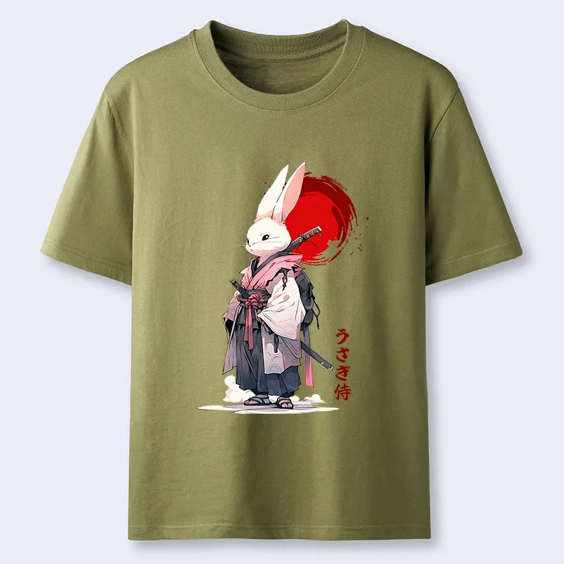 Kyoto-Lion Samurai Rabbit Classic T-Shirt