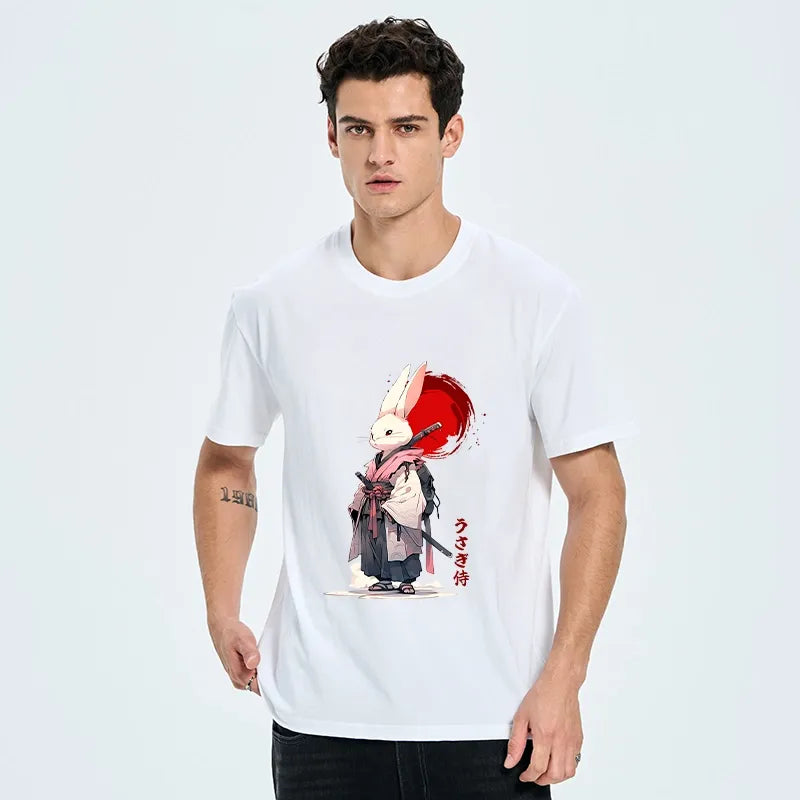 Kyoto-Lion Samurai Rabbit Classic T-Shirt