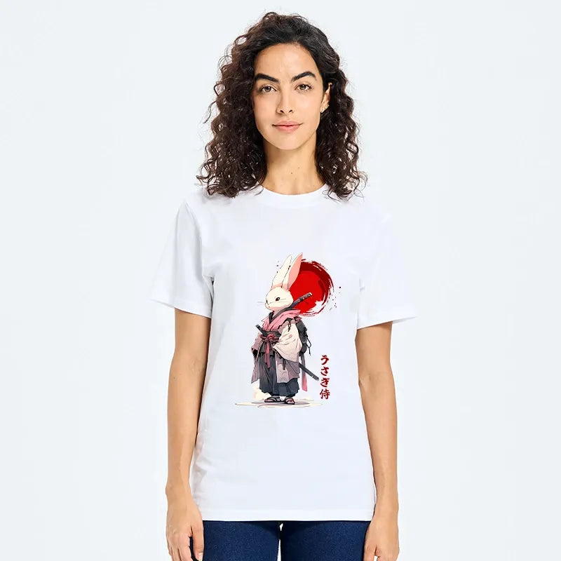 Kyoto-Lion Samurai Rabbit Classic T-Shirt