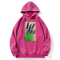 Kyoto-Lion Japanese Lavender Washed Hoodie