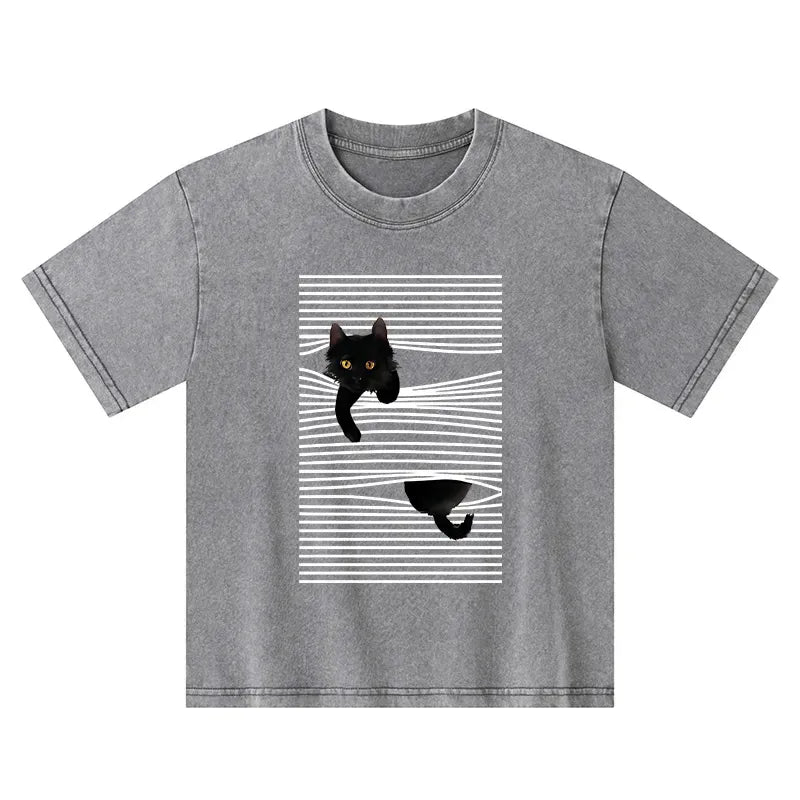 Washed Unisex Kids Tee with Free Shipping