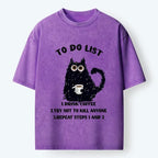 Daily Coffee Routine Funny Tee for Streetwear