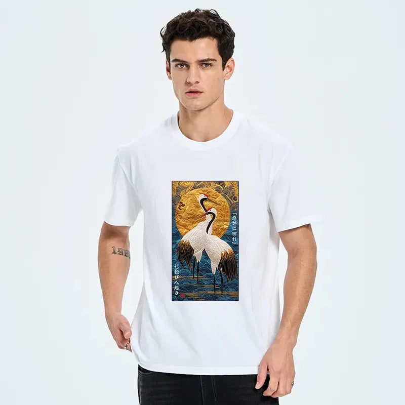 Kyoto-Lion Japanese classic tee for daily wear