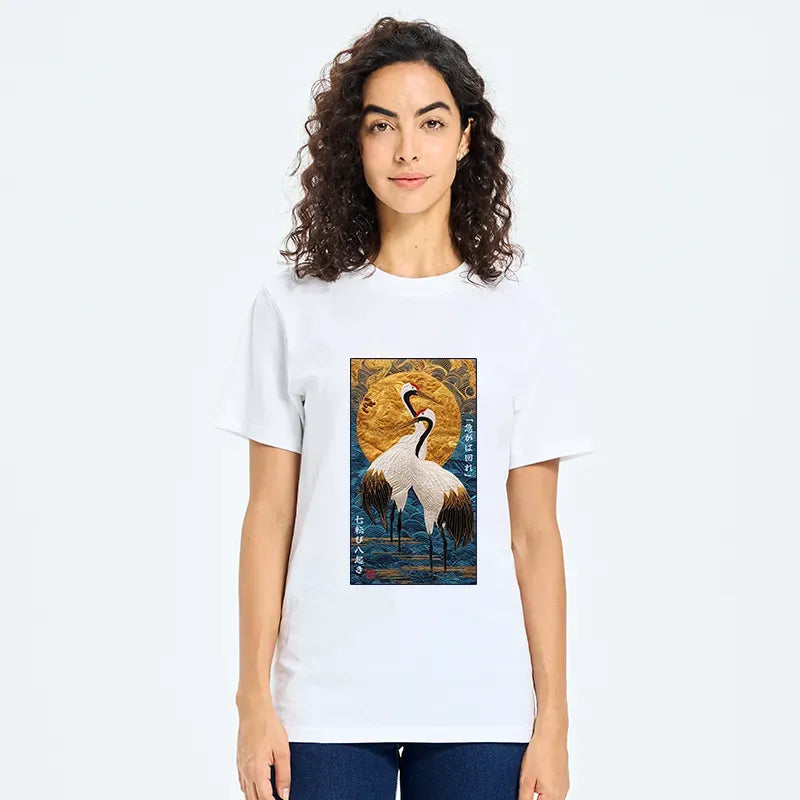 Fall seven rise eight proverb t-shirt