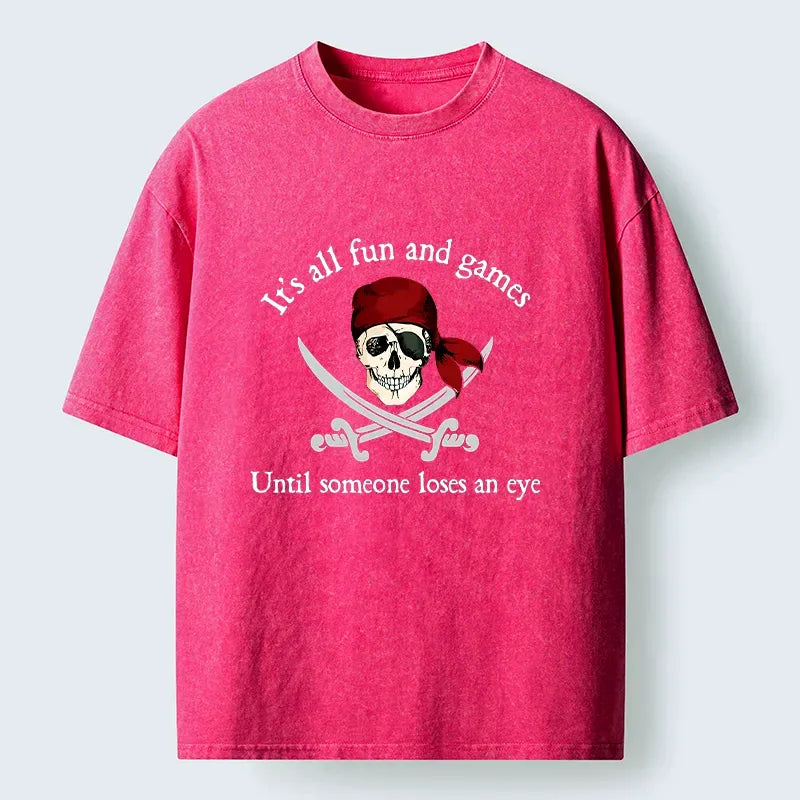 Vintage Washed T-Shirt for Daily Wear