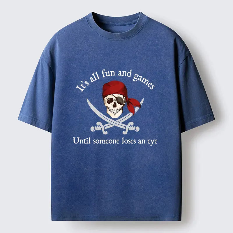 Vintage Washed T-Shirt for Daily Wear