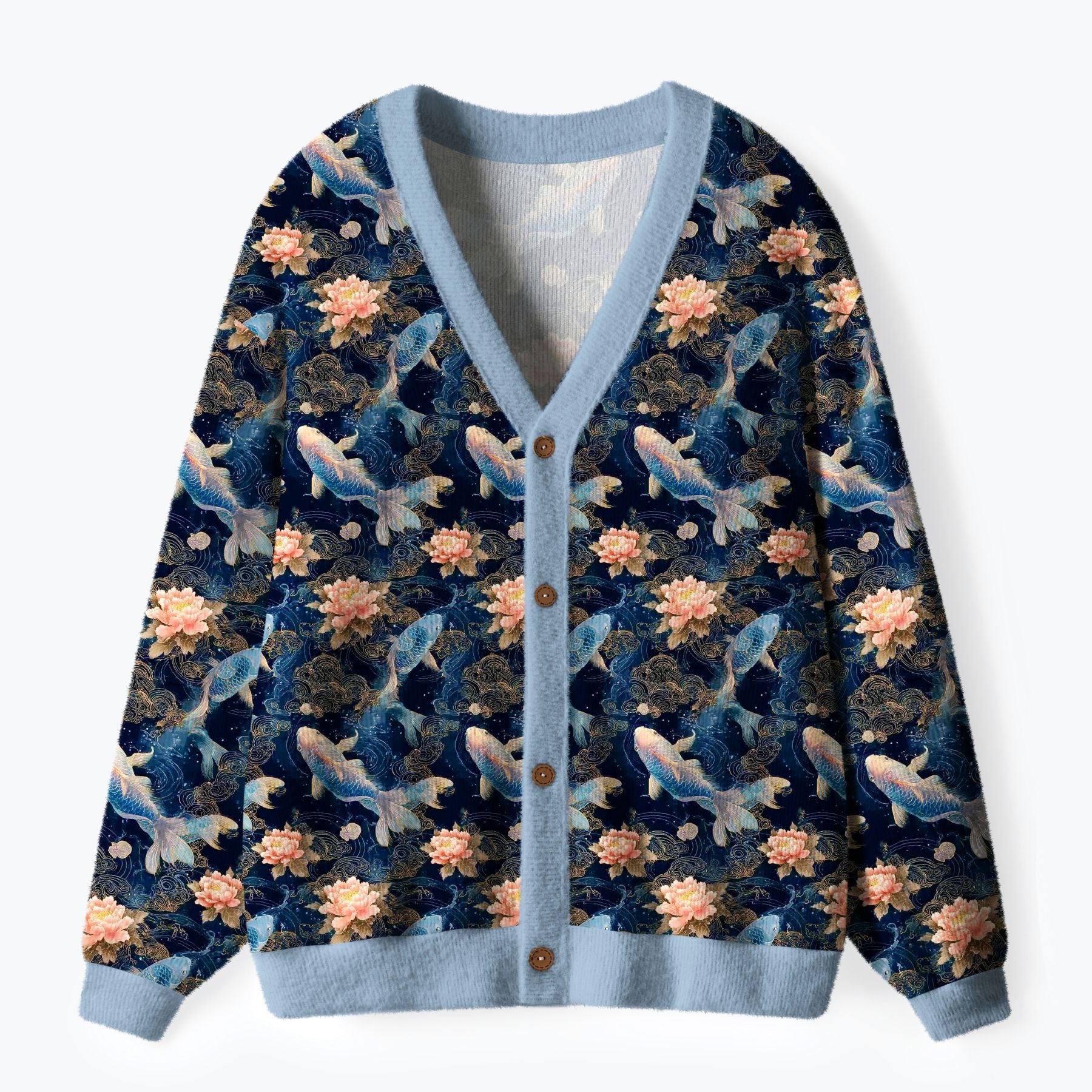 Kyoto lion ugly sweater for men