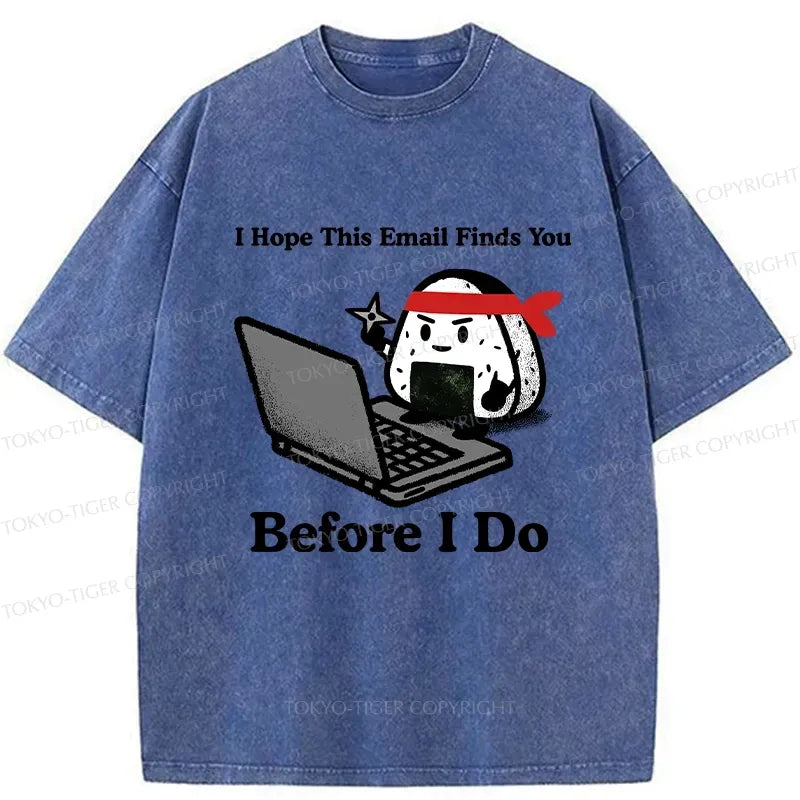 Funny Ninja Rice Ball T-Shirt for Summer
