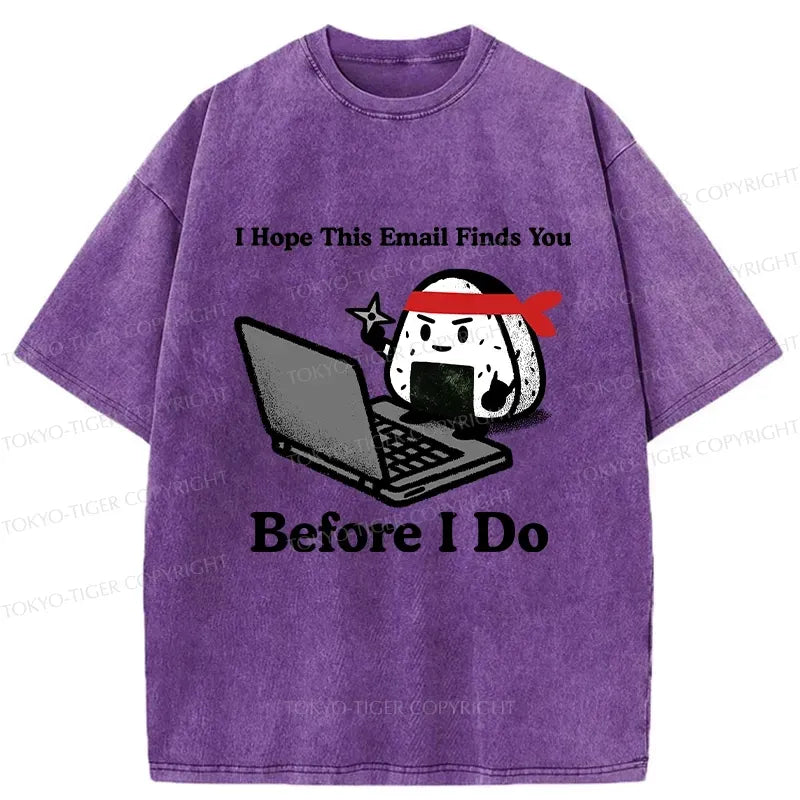 Funny Ninja Rice Ball T-Shirt for Summer