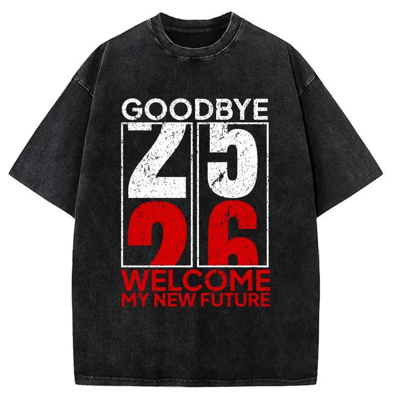 Kyoto-Lion Welcome To 2026 Washed T-Shirt