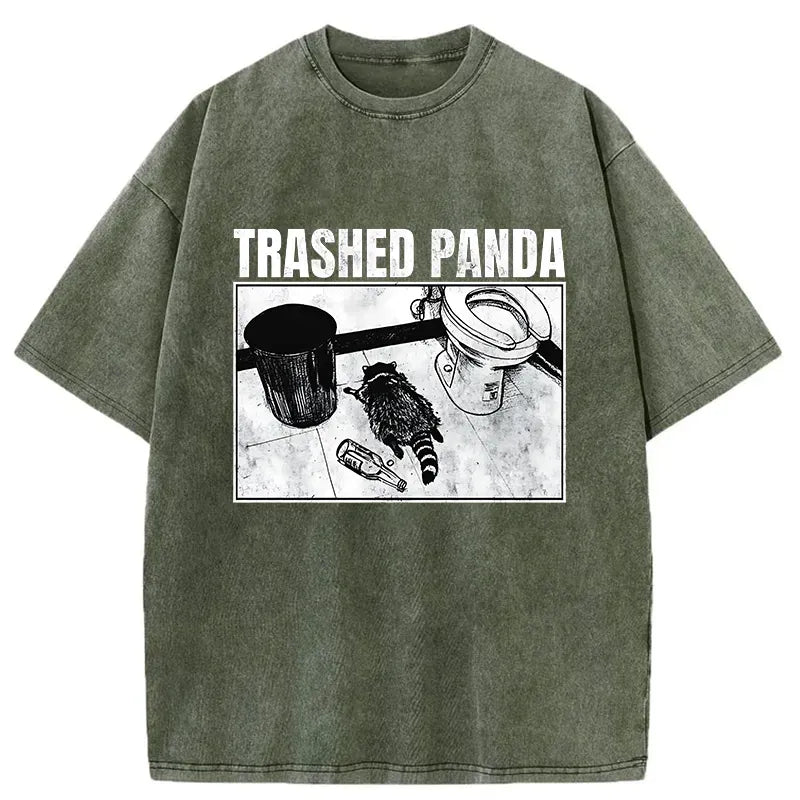 Washed Japanese T-Shirt for Streetwear