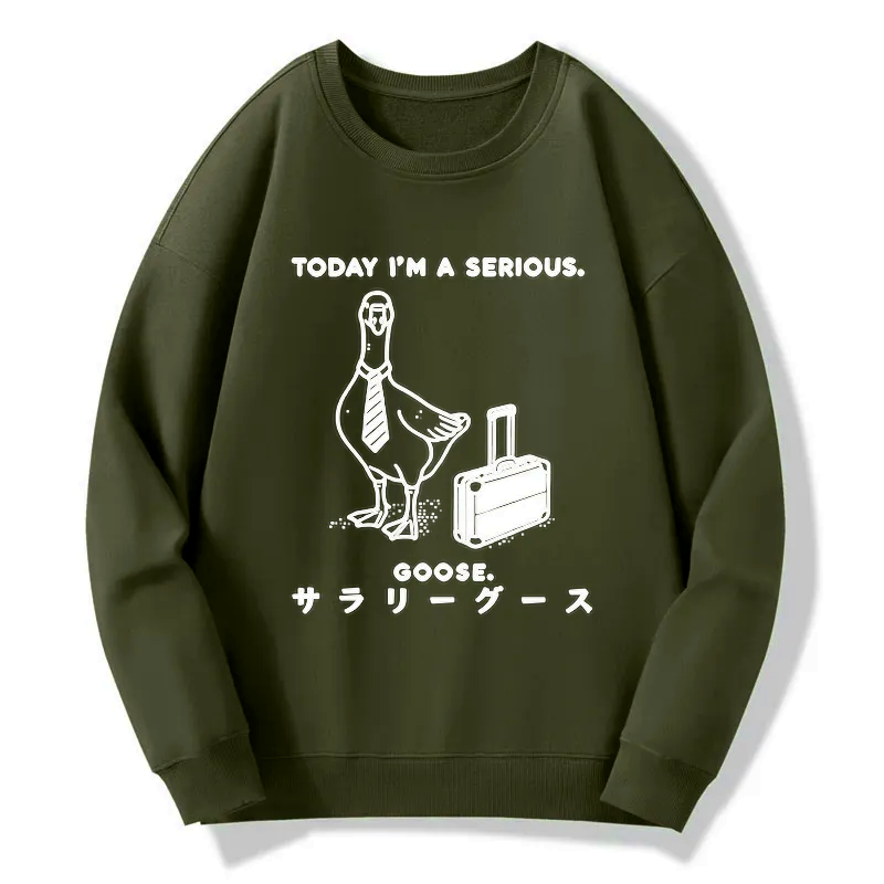 Kyoto-Lion Hard Working Goose Sweatshirt