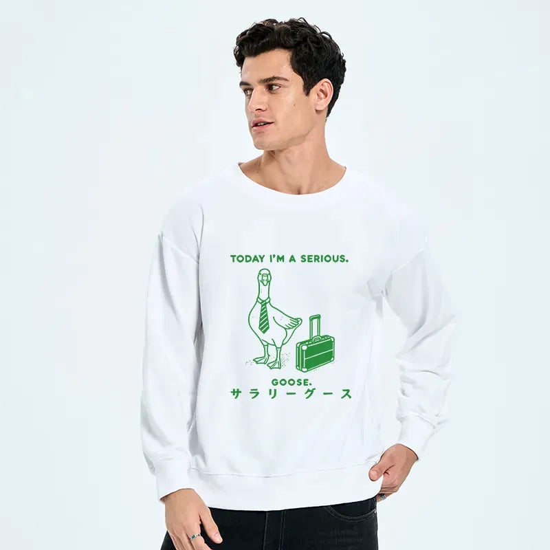 Kyoto-Lion Hard Working Goose Sweatshirt