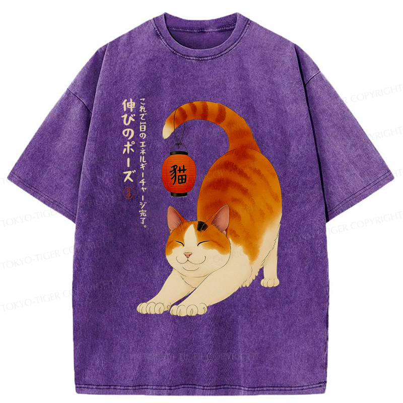 Trendy Funny Cat T-Shirt for Summer