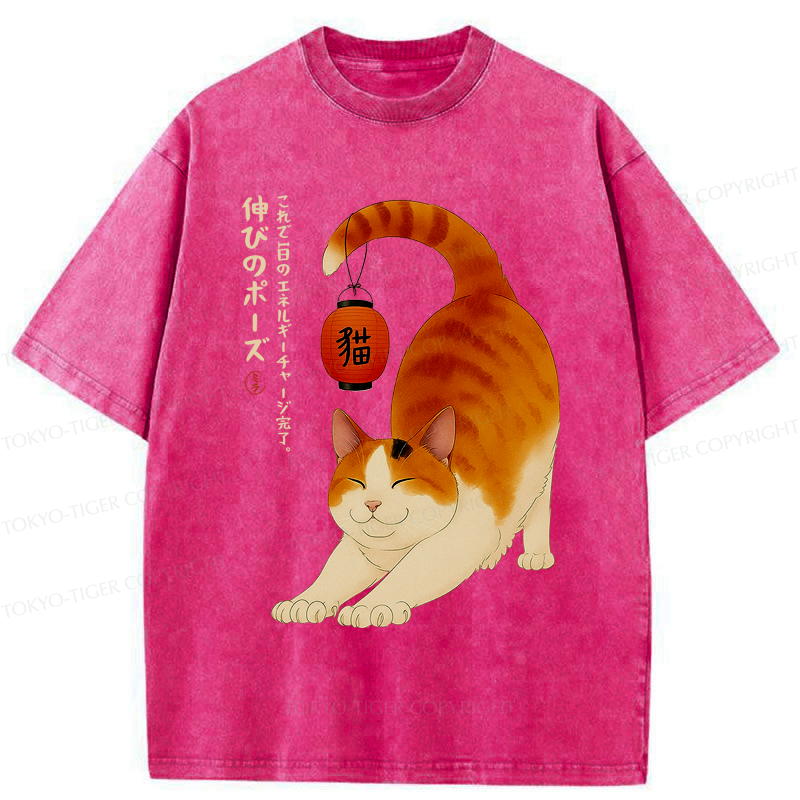 Trendy Funny Cat T-Shirt for Summer